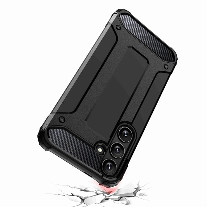 OEM - Galaxy S25 Mobilskal Hybrid Armor - Svart