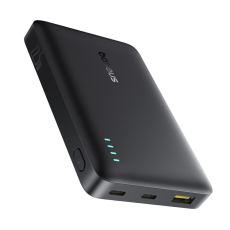 BASEUS - Baseus Powerbank 10000 mAh 22.5W USB-C USB-A - Svart