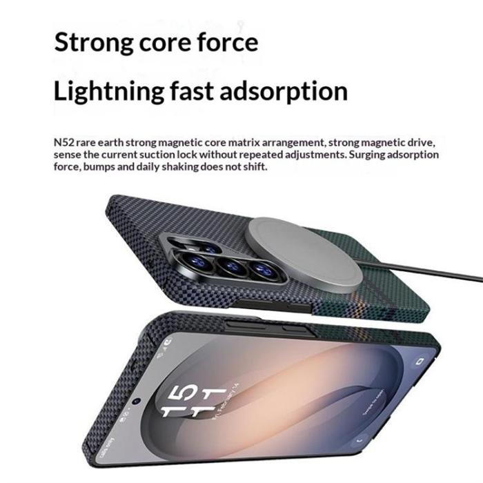 Benks - BENKS Mobilskal För Galaxy S26 Ultra MagSafe Kevlar Aramid Fiber Woven