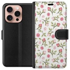iSecrets - Pl&aring;nboksfodral till Apple iPhone 16 Pro med Blommigt