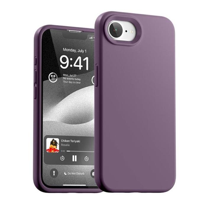 Mercury - Mercury iPhone 16e Mobilskal Silikon - Lila