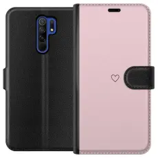 Gustaf - Pl&aring;nboksfodral till Xiaomi Redmi 9 med Litet Hj&auml;rta