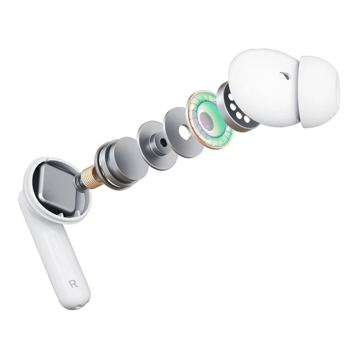 3MK - 3MK In-Ear Trådlösa Hörlurar Bluetooth 5.3 ANC LifePods - Vit