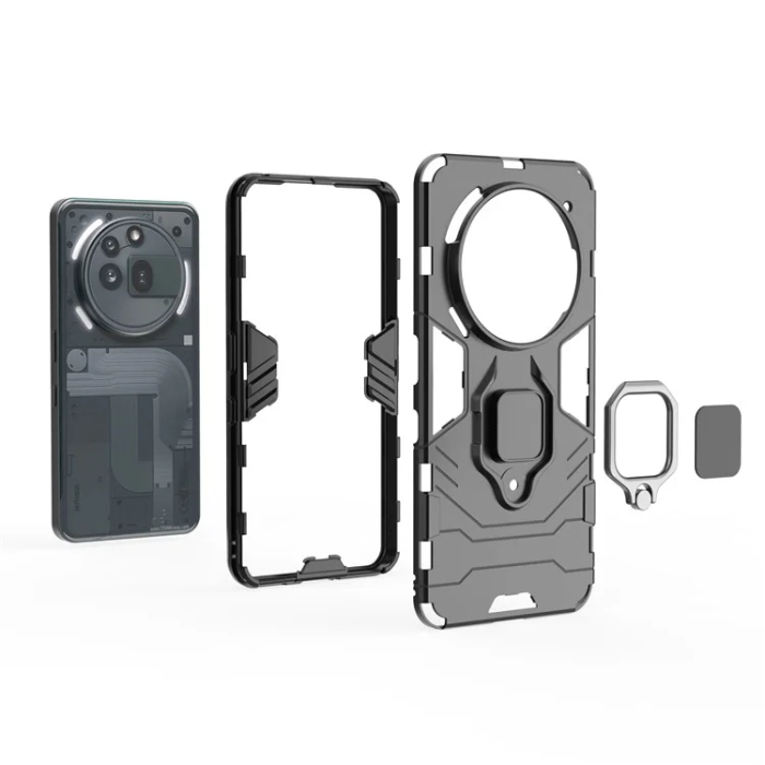 A-One Brand - Nothing Phone (3a) Pro Mobilskal Ringhållare Kickstand
