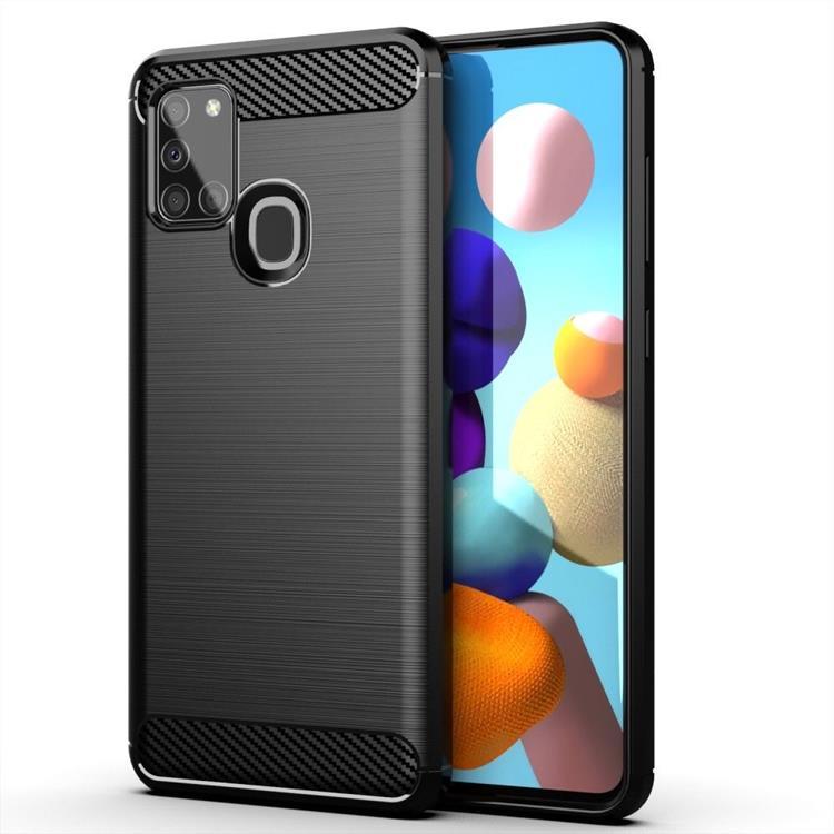 Forcell Galaxy A21s Skal Carbon - Svart | 2353 | AlltMobil