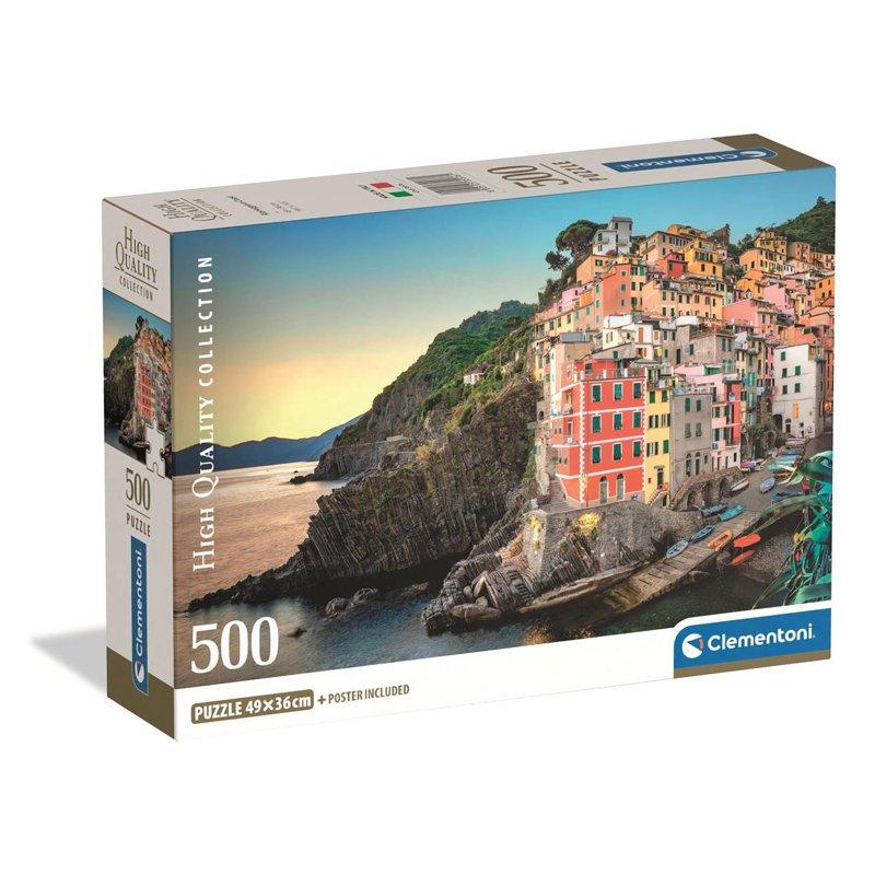 CLEMENTONI Pussel 500 Pcs CB High Quality Collection Riomaggiore Coast