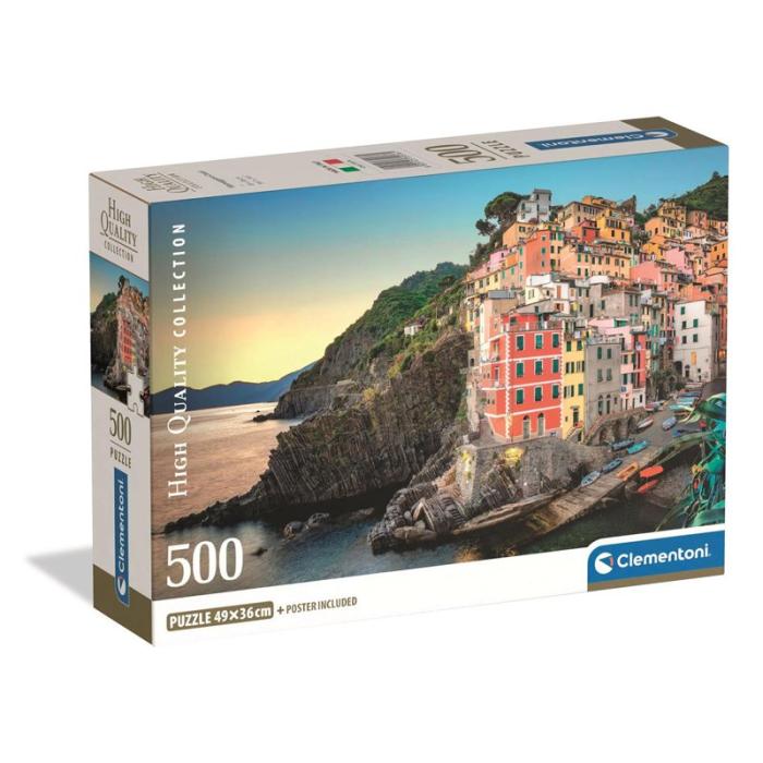 CLEMENTONI - CLEMENTONI Pussel 500 Pcs CB High Quality Collection Riomaggiore Coast