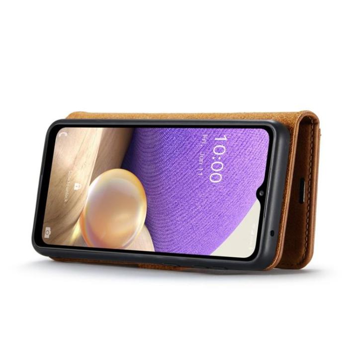 DG.MING - DG.MING Folio Flip Detachable Plånboksfodral Galaxy A33 5G - Brun