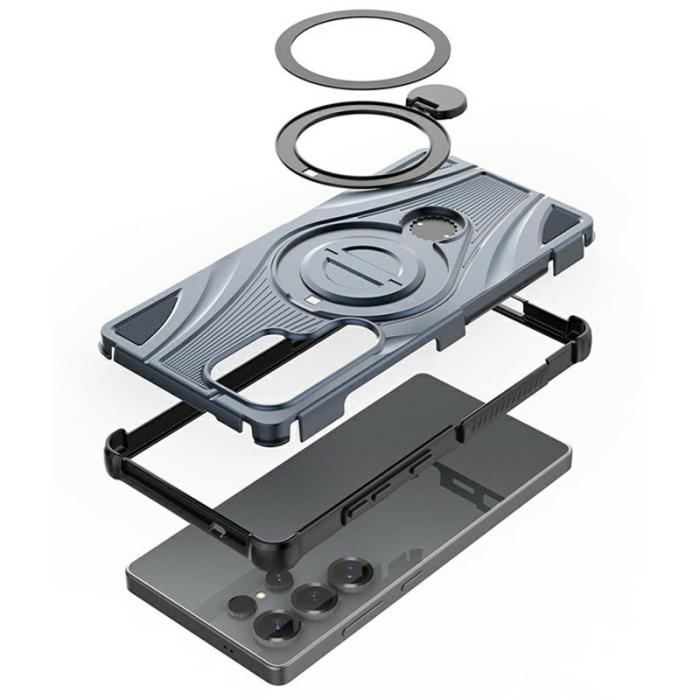 OEM - Mobilskal för Samsung Galaxy S26 Ultra Magnetiskt Kickstand TPU - Grön