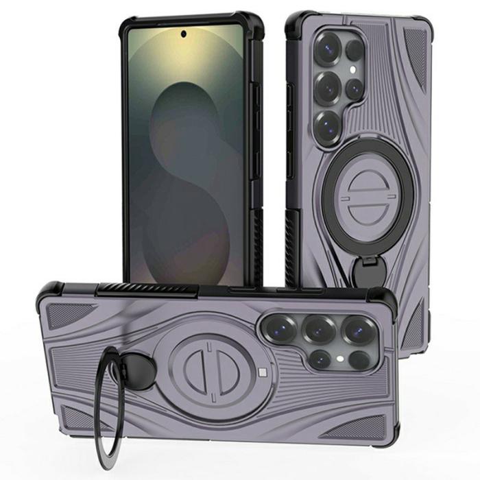 OEM - Mobilskal för Samsung Galaxy S26 Ultra Magnetiskt Kickstand TPU - Lila