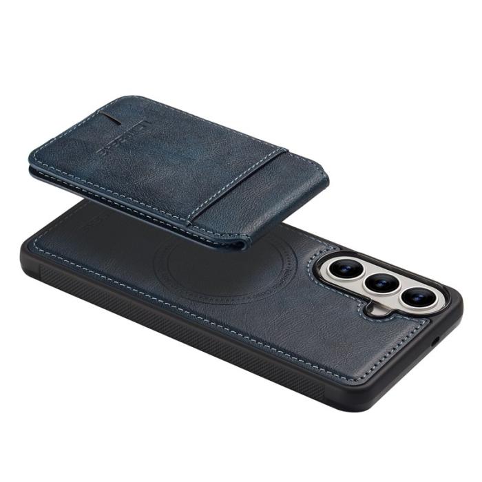 LC.imeeke - LC.IMEEKE Mobilskal för Samsung Galaxy S26 Magnetiskt TPU med kortfack - Blå