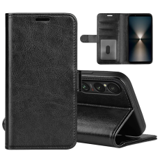 A-One Brand - Sony Xperia 1 VII Plånboksfodral Crazy Horse Texture - Svart