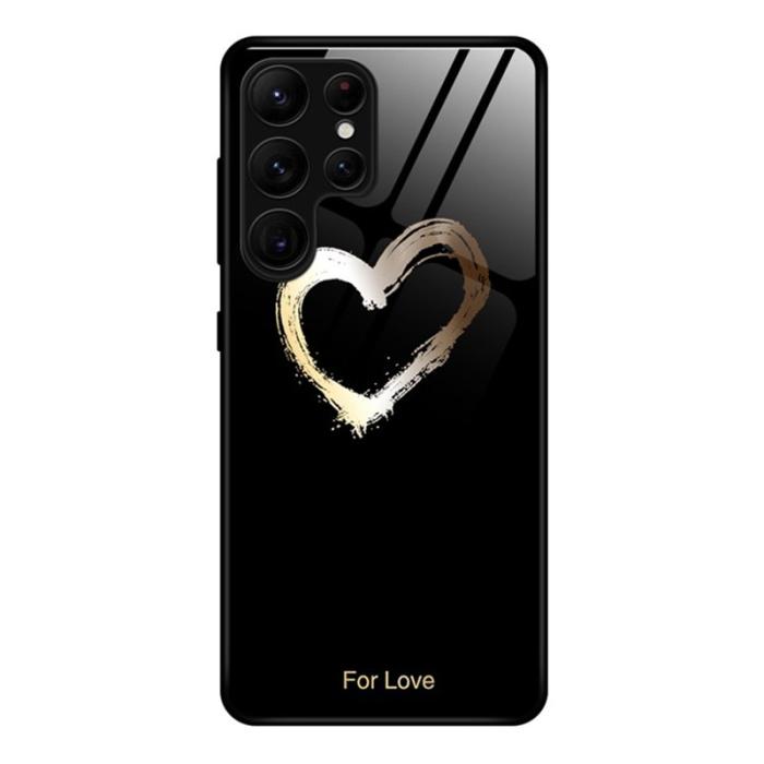 OEM - Mobilskal för Samsung Galaxy S26 Ultra Härdat glas + PC + TPU - Svart