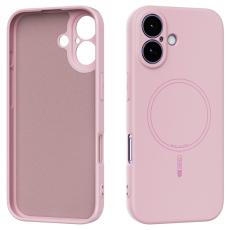 ABEEL - ABEEL Mobilskal till iPhone 17 MagSafe Kompatibel Liquid Silicone - Rosa