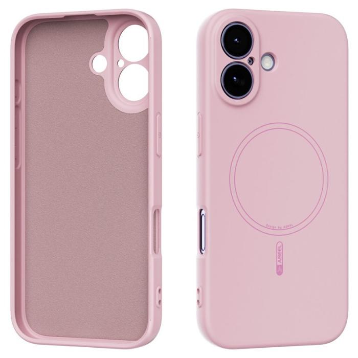 ABEEL - ABEEL Mobilskal till iPhone 17 MagSafe Kompatibel Liquid Silicone - Rosa