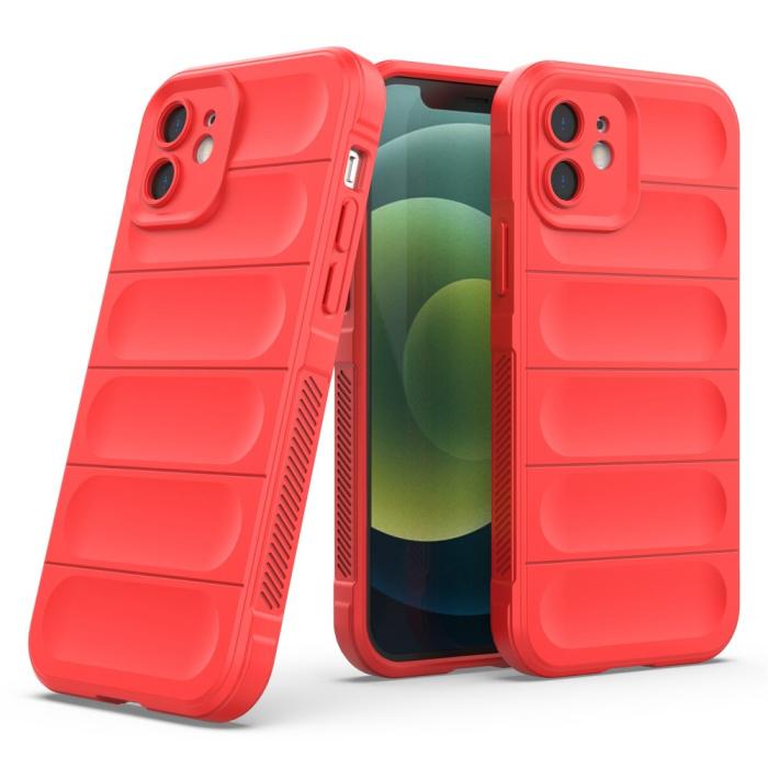 A-One Brand - iPhone 7/8/SE 2020/SE 2022 Skal Shockproof Rugged TPU - Röd