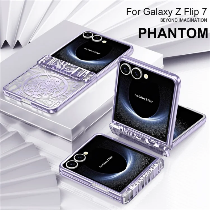 A-One Brand - Galaxy Z Flip 7 Mobilskal Mechanical Legend - Lila