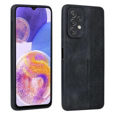 AZNS - AZNS Samsung Galaxy A23 Fodral KonstL&auml;der - Svart