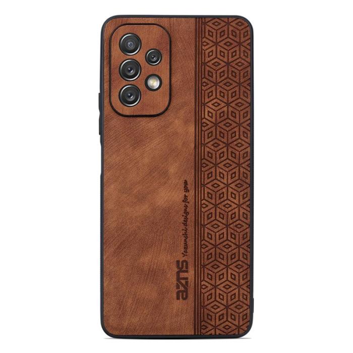 AZNS - AZNS Samsung Galaxy A23 Fodral - KonstLäder - Brun