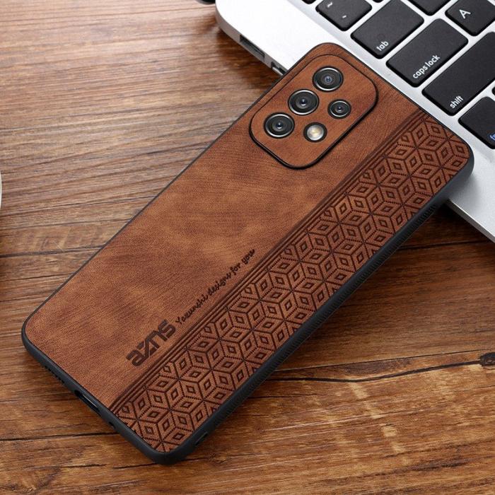 AZNS - AZNS Samsung Galaxy A23 Fodral - KonstLäder - Brun