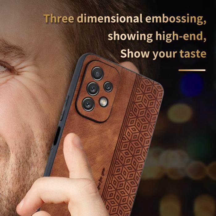 AZNS - AZNS Samsung Galaxy A23 Fodral KonstLäder - Lila