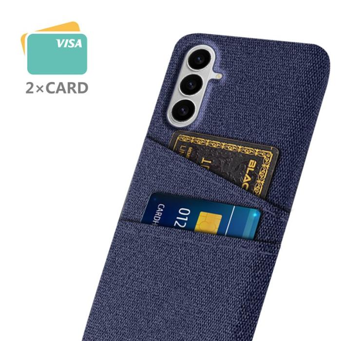 OEM - Mobilskal till Samsung Galaxy S26 / S26 Pro Kläde + Hård PC - Blå