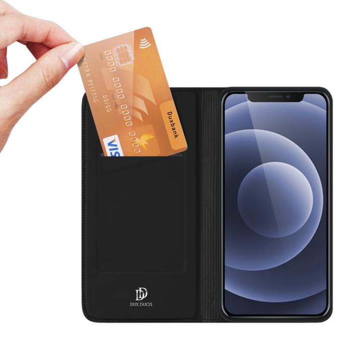 Dux Ducis - DUX DUCIS iPhone 13 Fodral i DesignLäder - Svart