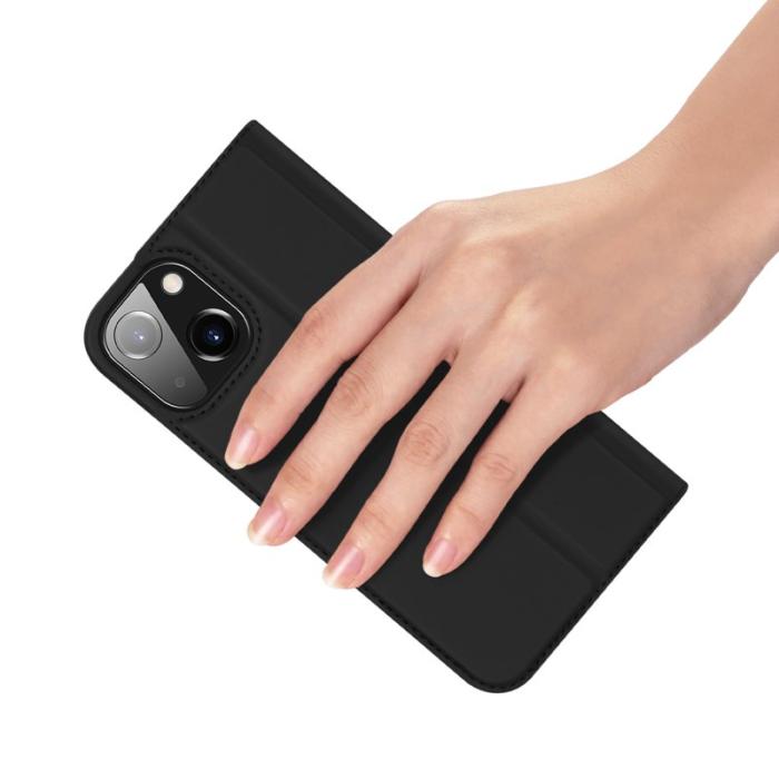 Dux Ducis - DUX DUCIS iPhone 13 Fodral i DesignLäder - Svart