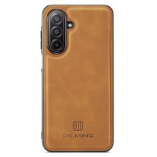 DG.MING - DG.MING Mobilskal till Samsung Galaxy A17 5G PU L&auml;der Hybrid Brun