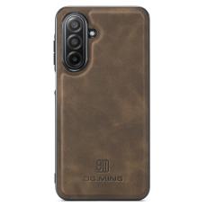 DG.MING - DG.MING Mobilskal till Samsung Galaxy A17 5G PU L&auml;der Brun