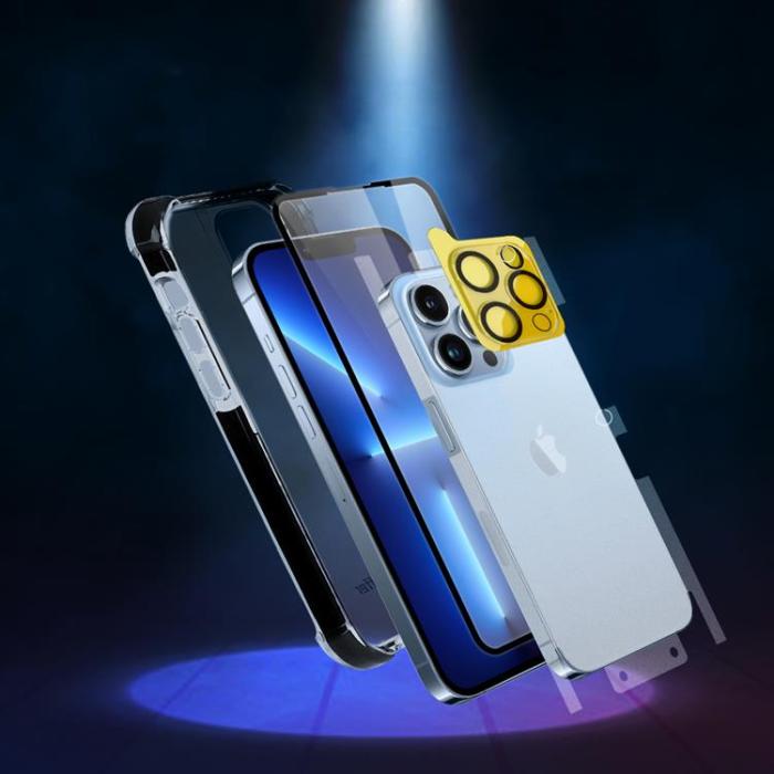 Bestsuit - Bestsuit 6-Pack Skal+Härdat Glas+Linskydd+Baksida skärmskydd iPhone 13 Mini