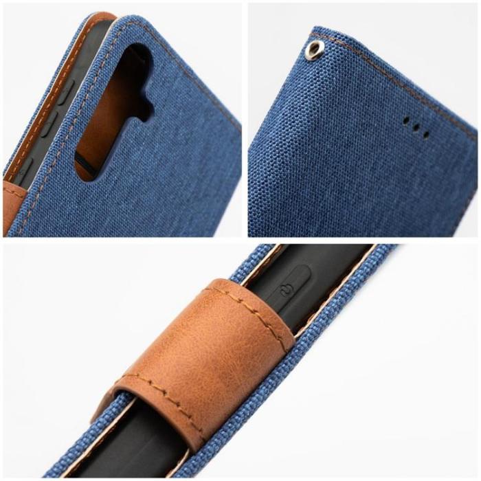 OEM - Galaxy S25 Plus Plånboksfodral Jeans - Blå