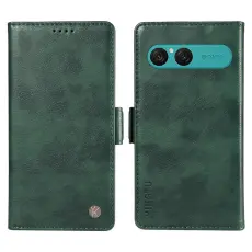 YIKATU - YIKATU Sony Xperia 10 VII Plånboksfodral Litchi Texture - Grön