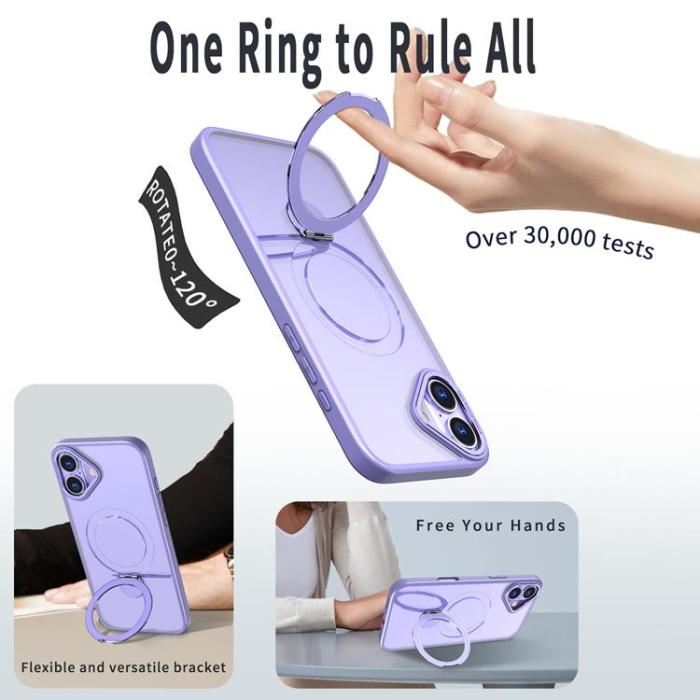 A-One Brand - iPhone 16 Mobilskal MagSafe Rotating Kickstand