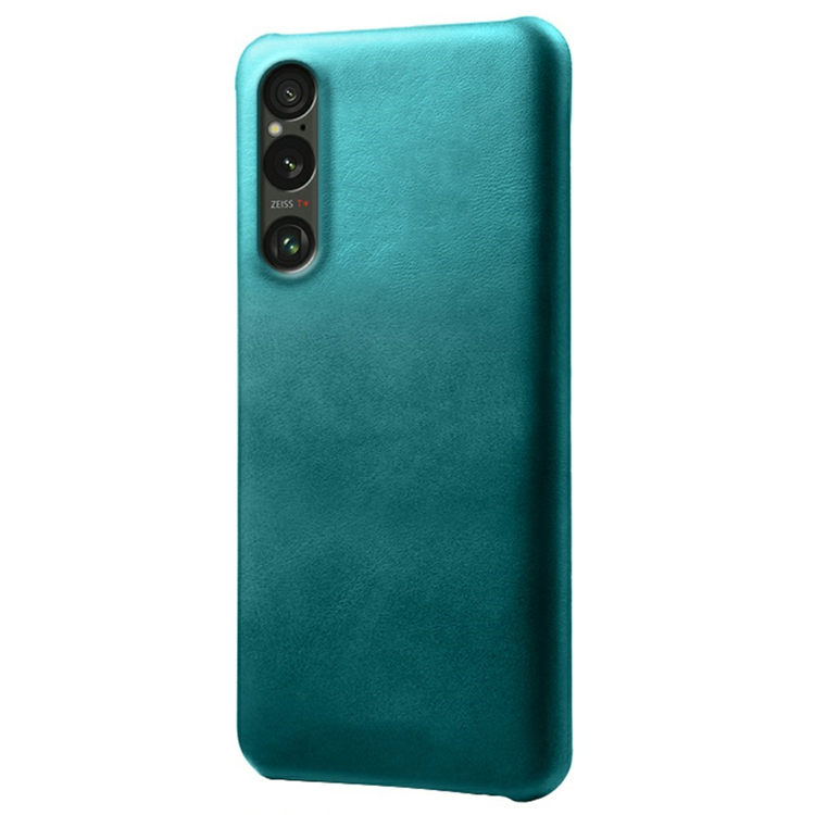 Mobilskal till Sony Xperia 1 VII Calfskin Texture PU-Läder - Grön | 2353 | AlltMobil