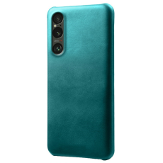 A-One Brand - Sony Xperia 1 VII Mobilskal Calfskin Texture PU-Läder - Grön
