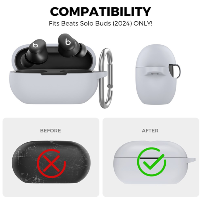 AHASTYLE - AHASTYLE Beats Studio Buds Plus Skal med Karbinhake WG157