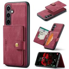 JEEHOOD - JEEHOOD Mobilskal till Samsung Galaxy S24 L&auml;der Plast Retro - R&ouml;d