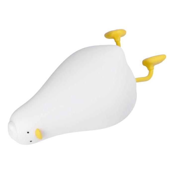 OEM - LED Nattlampa Tryck Goose Art Deco - Vit