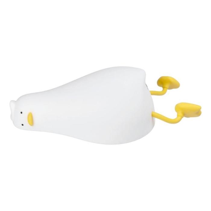 OEM - LED Nattlampa Tryck Goose Art Deco - Vit