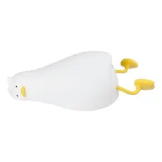 OEM - LED Nattlampa Tryck Goose Art Deco - Vit