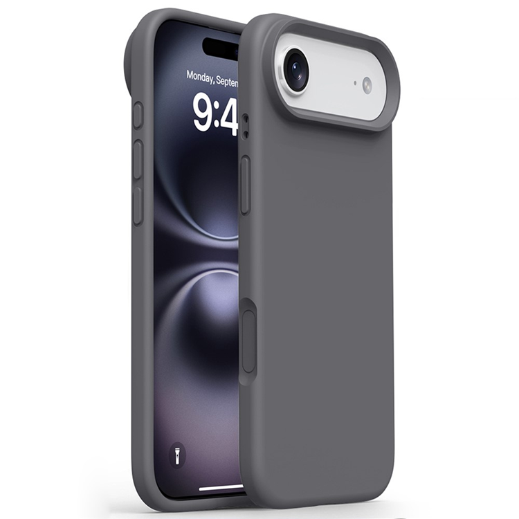 iPhone Air Mobilskal Soft Microfiber Lining Silikon+PC - Mörkgrå | 2353 | AlltMobil
