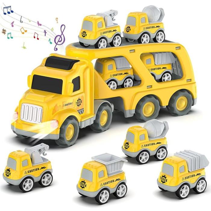 OEM - Barnlastbilar Leksaker Friktionsdrivna Minibilar för Barn (Ålder 1+) - Gul