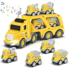 OEM - Barnlastbilar Leksaker Friktionsdrivna Minibilar för Barn (Ålder 1+) - Gul