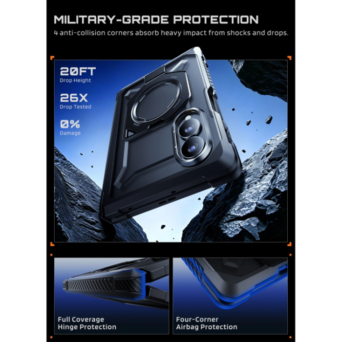 SupCase - Supcase Mobilskal Magsafe För Galaxy Z Fold 8 UB Grip - Svart