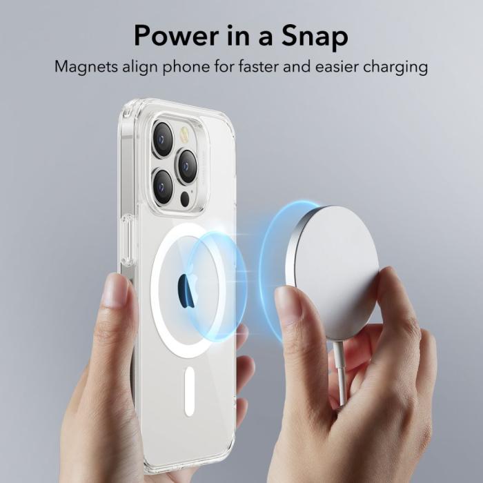ESR - ESR iPhone 14 Pro Max Magsafe Skal Ch Halolock - Clear