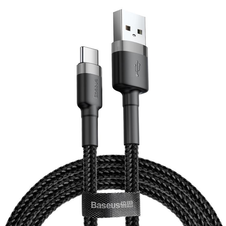 Baseus Cafule USB-C till USB-A kabel 2A 2m - Grå/Svart | 3541 | AlltMobil