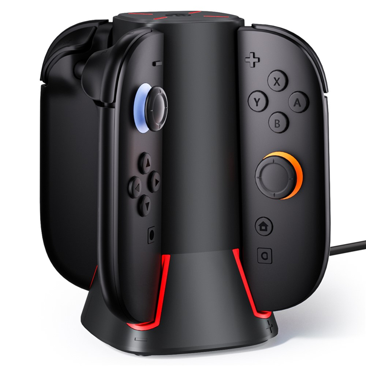 Nintendo Switch 2 Joy-Con Spelkontroller Laddningsstation Z30 - Svart | 2353 | AlltMobil