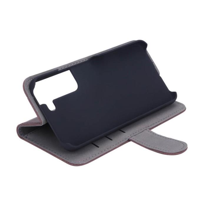 UTGATT1 - GEAR Nubuck PU Mobilfodral Galaxy S22 - Brun