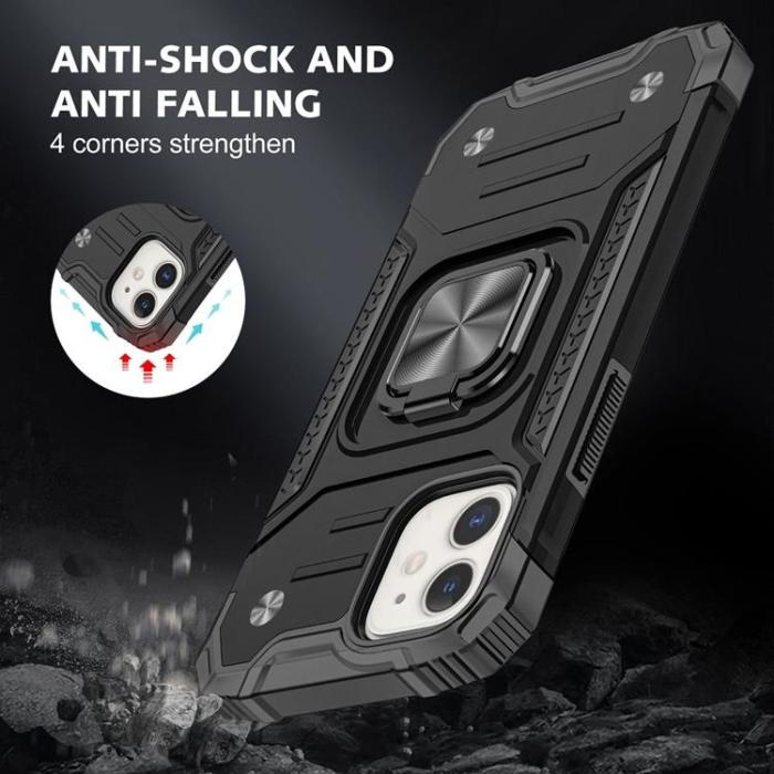 OEM - iPhone 7/8/SE (2020/2022) Skal Nitro - Svart